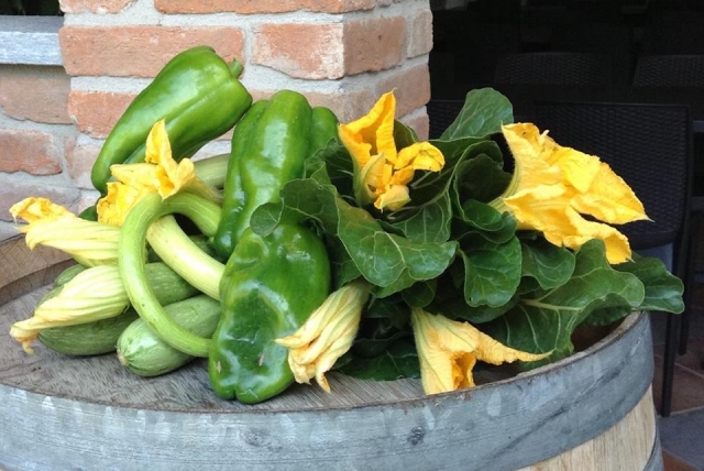  Home-grown vegetables 